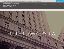 Tablet Screenshot of fullerlawyers.com